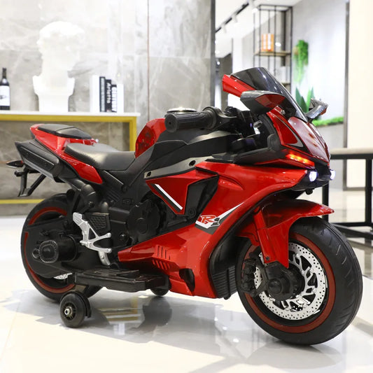 Children's Electric Motorcycle Ride on Car Electric for Kid 1-8Years Old Music Stroller Charging Outdoor Toys Motorbike for Kids