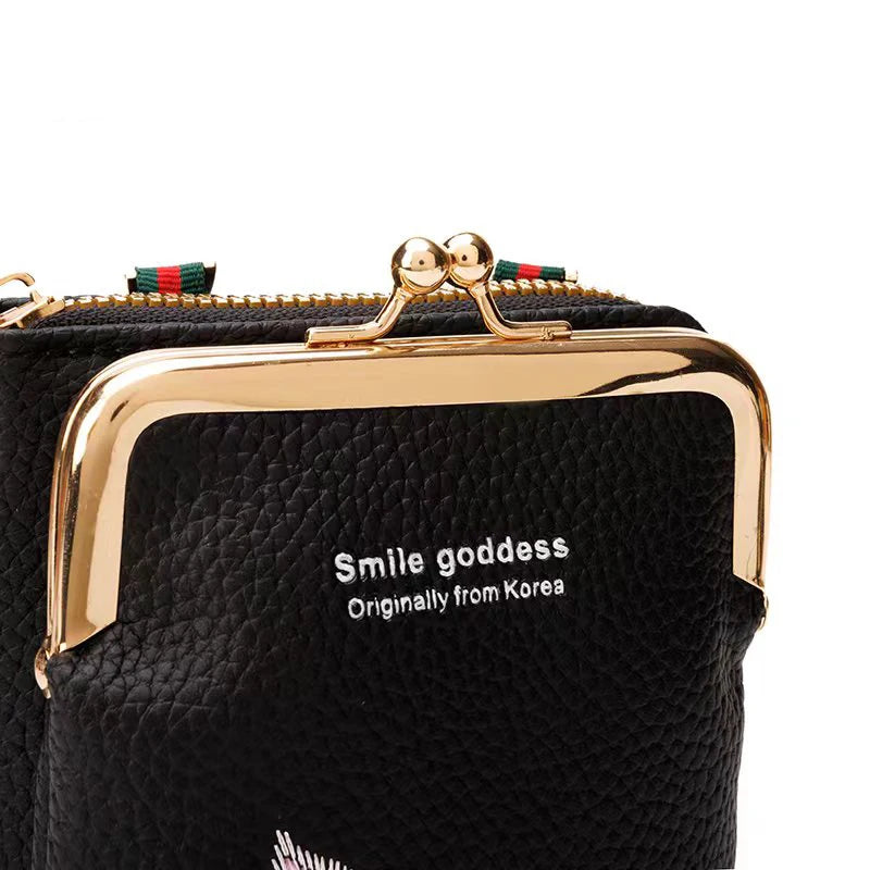 Women's Handbag Cell Phone Purse Shoulder Bag Female Luxury Ladies Wallet Clutch PU Leather Crossbody Bags for Women 2023