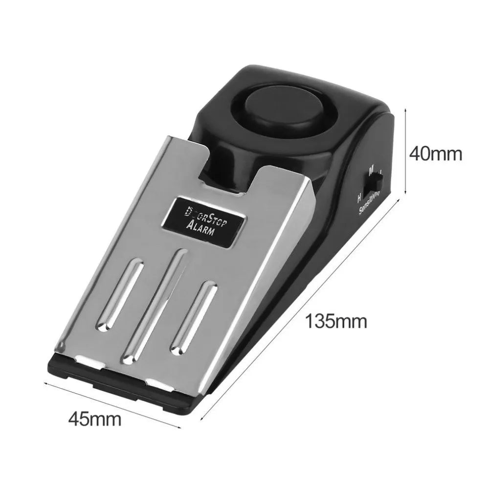 125 DB Anti-theft Burglar Stop System Security Home Wedge Shaped Door Stop Stopper Alarm Block Blocking System Dropshipping