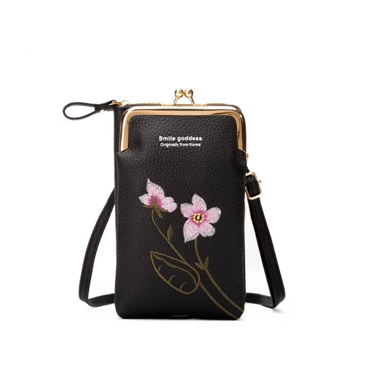 Women's Handbag Cell Phone Purse Shoulder Bag Female Luxury Ladies Wallet Clutch PU Leather Crossbody Bags for Women 2023